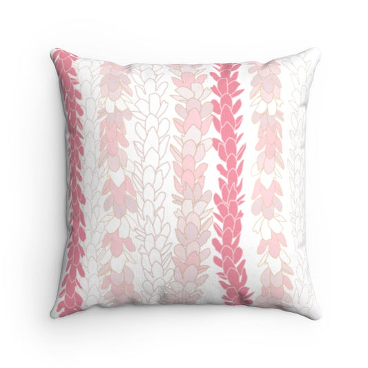 Canvas Throw Pillow Case- Pakalana Stringing Pink