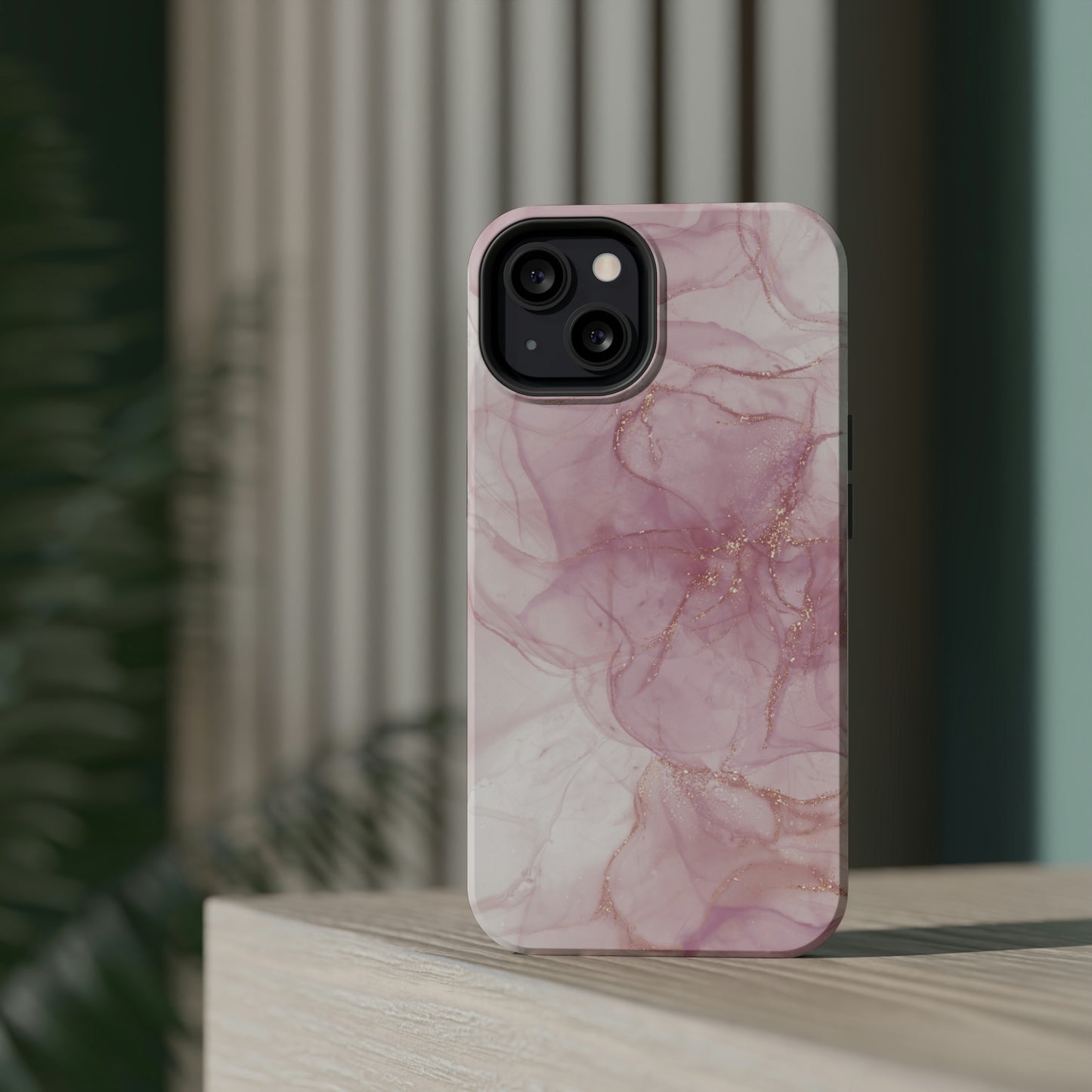 Rose Gold Alcohol Ink Art, MagSafe