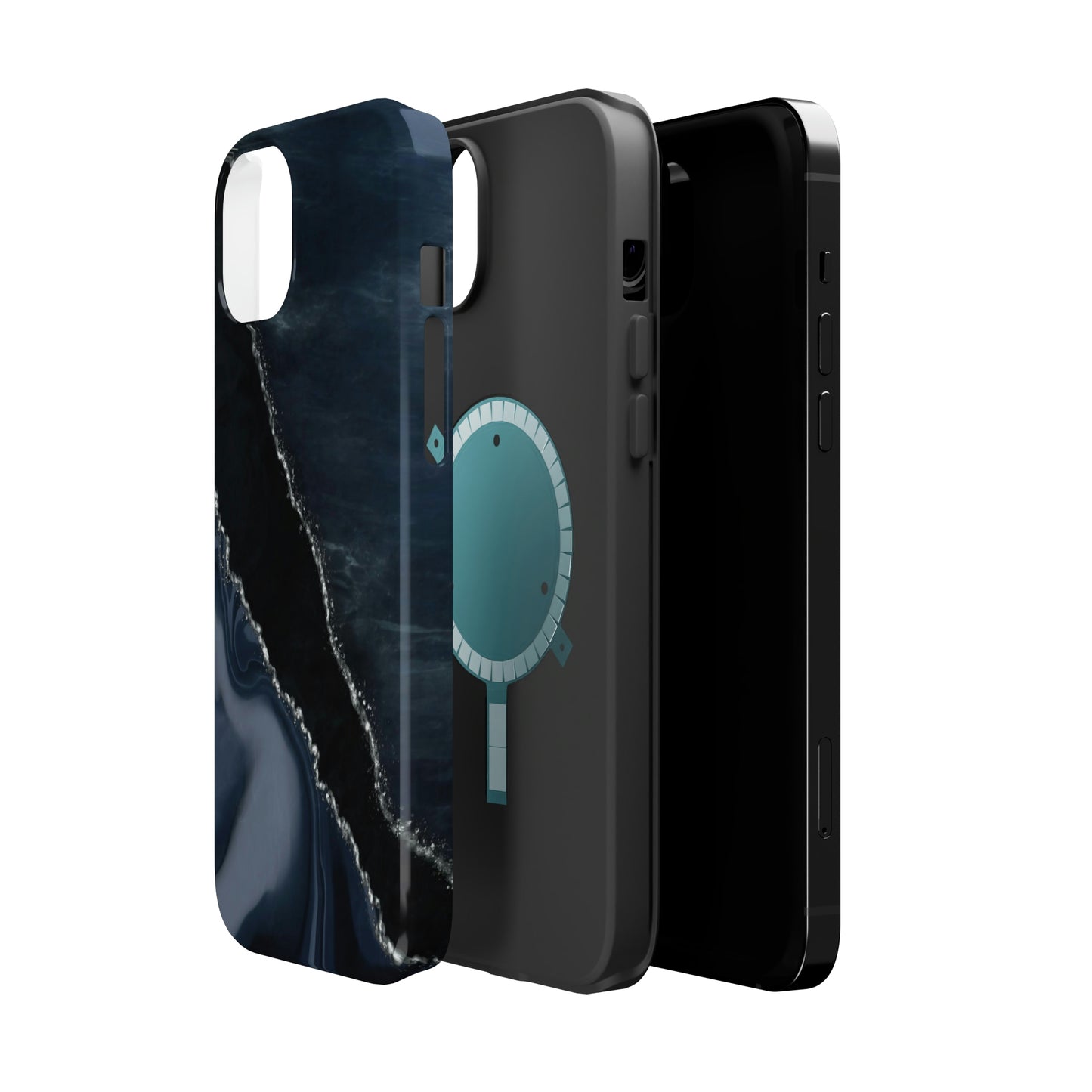 Marble Art Dark Blue Geode, MagSafe