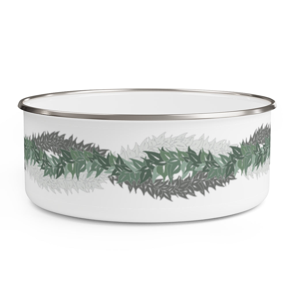 Enamel Bowl- Maile Twines