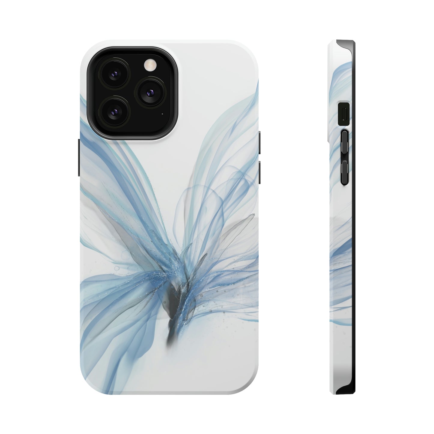 Blue Butterfly Alcohol Ink, MagSafe