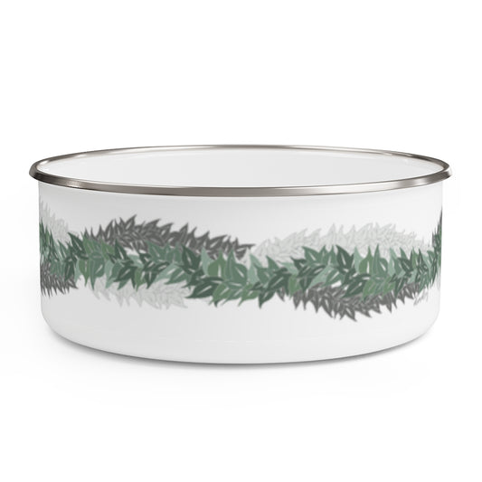 Enamel Bowl- Maile Twines
