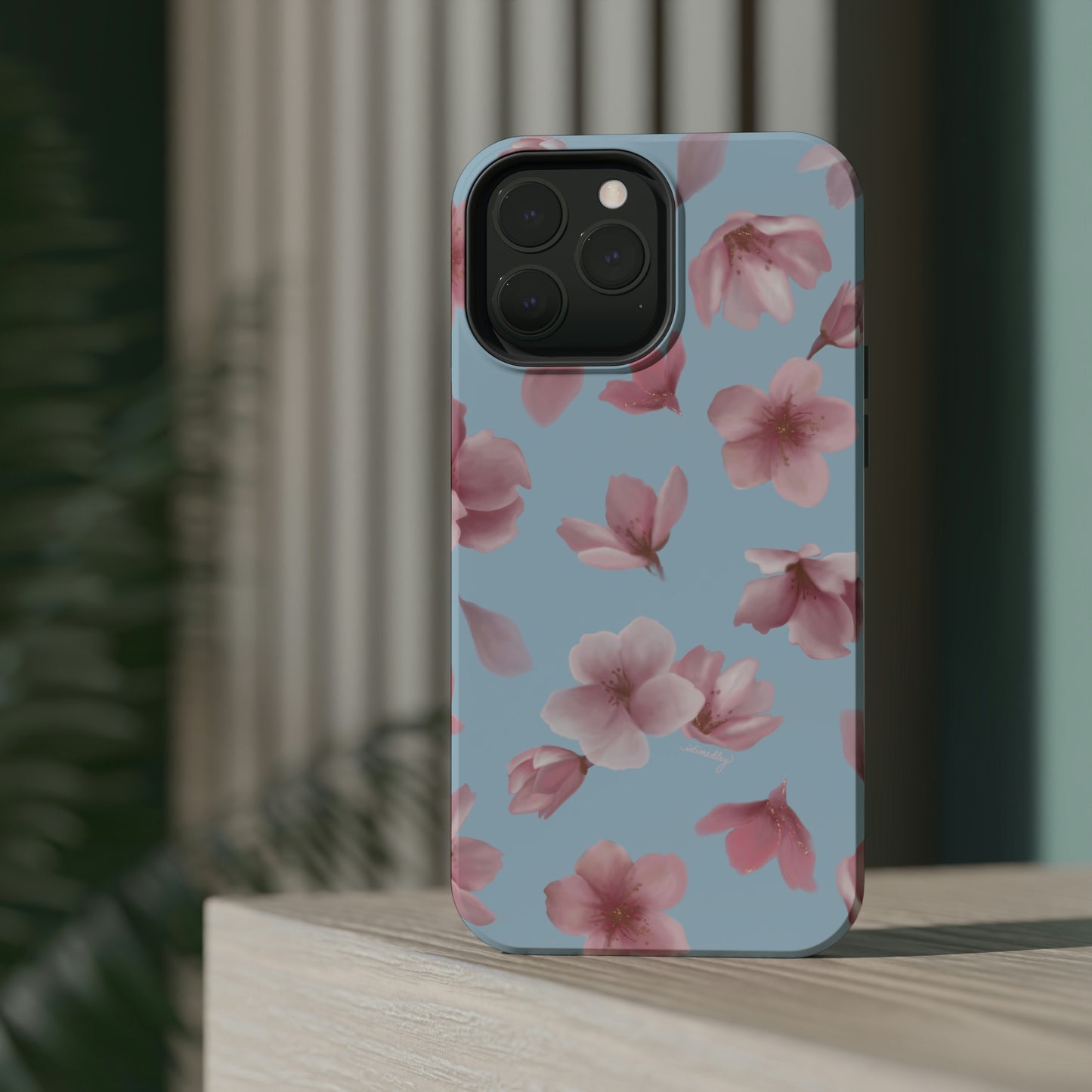 Sakura Cherry Blossoms in Spring (Light Blue), MagSafe