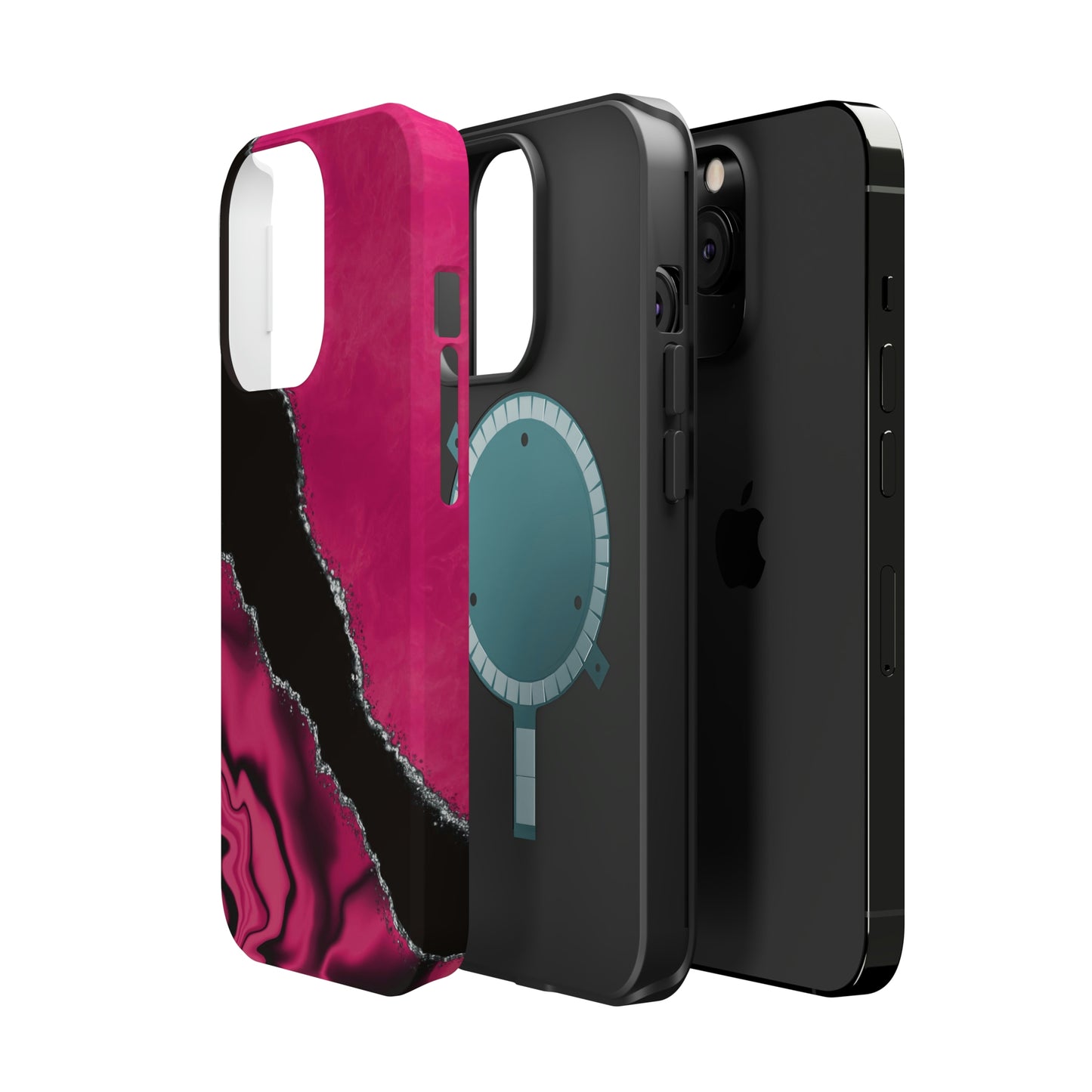 Marble Art Hot Pink Geode, MagSafe