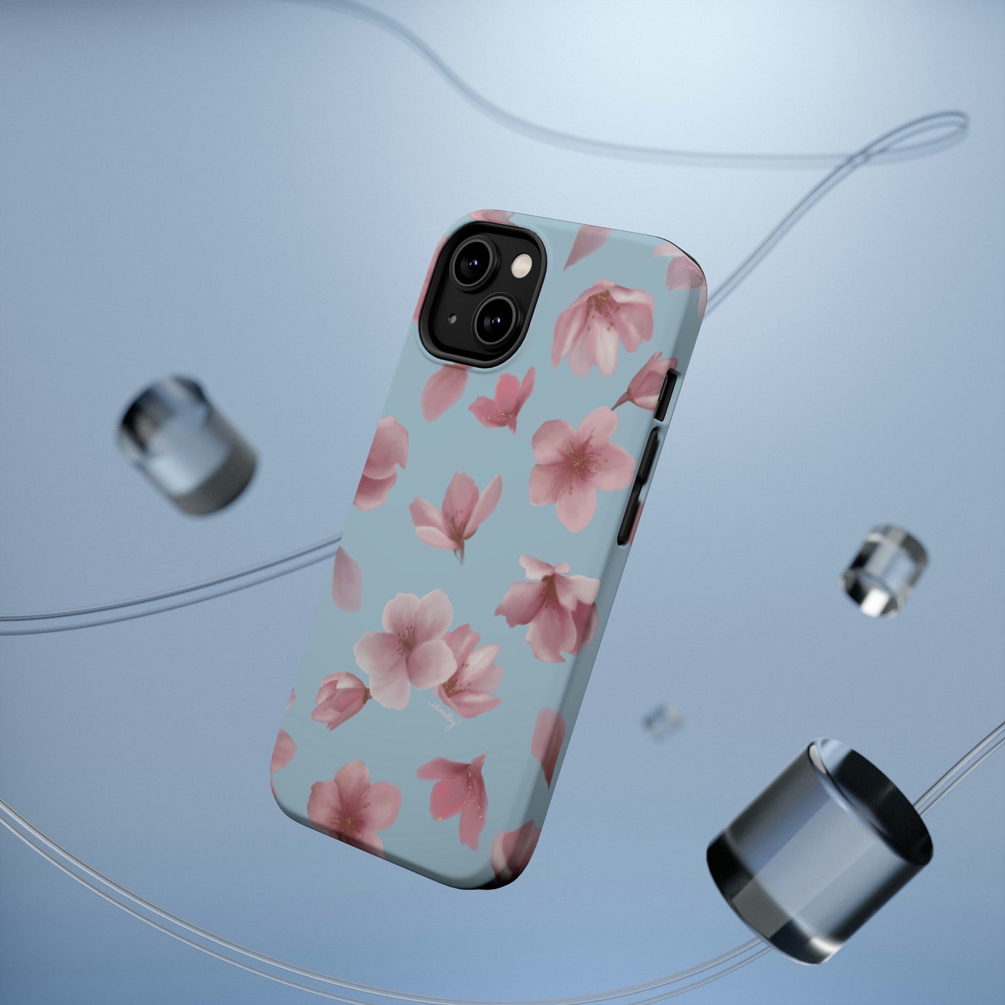 Sakura Cherry Blossoms in Spring (Light Blue), MagSafe
