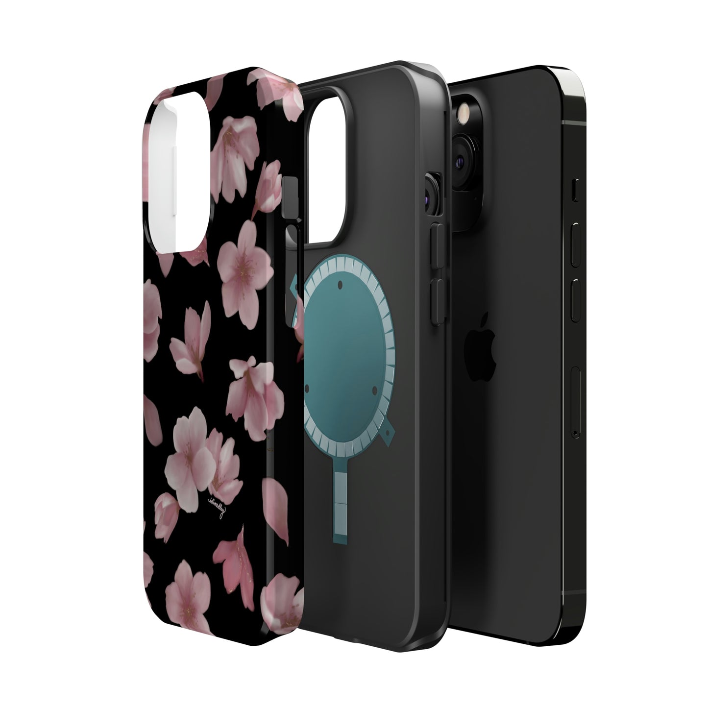 Sakura Cherry Blossoms in Spring (Black), MagSafe