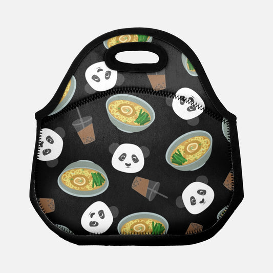 Lunch Tote Bag- Midi the Ramen Panda