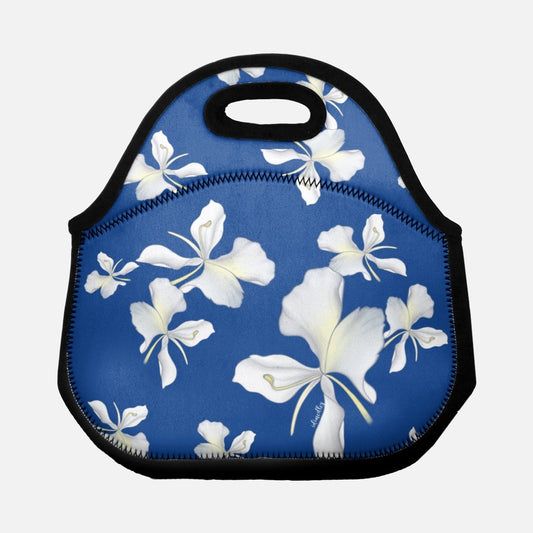 Lunch Tote Bag- Awapuhi (Deep Blue)