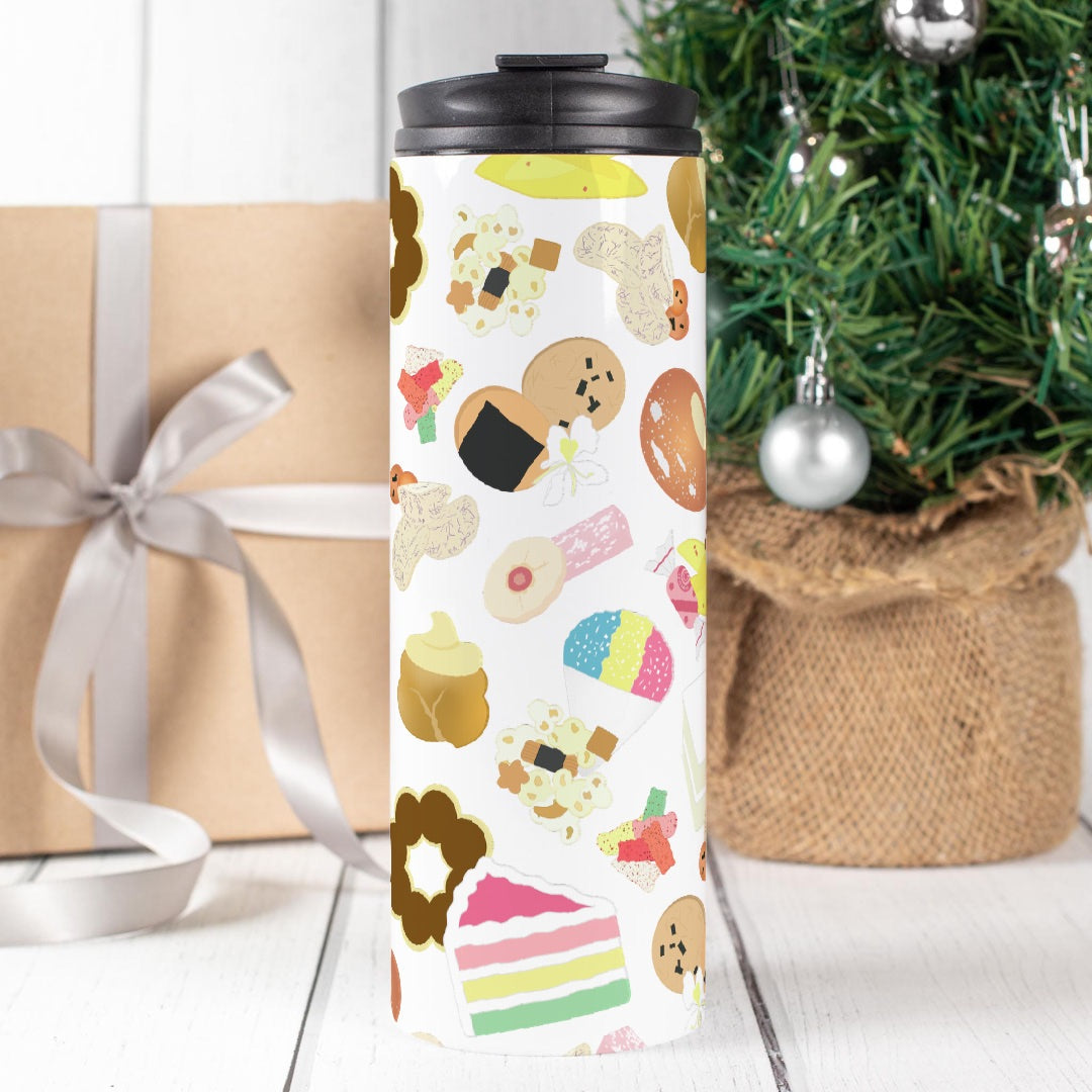 Thermal Tumbler 16 oz- Sweet and Savory Snacks (White)