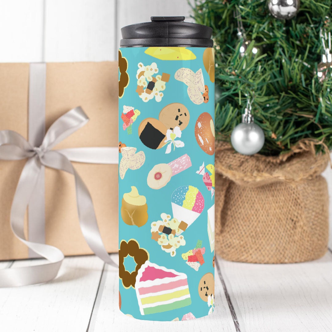 Thermal Tumbler 16 oz- Sweet and Savory Snacks (Light Blue)