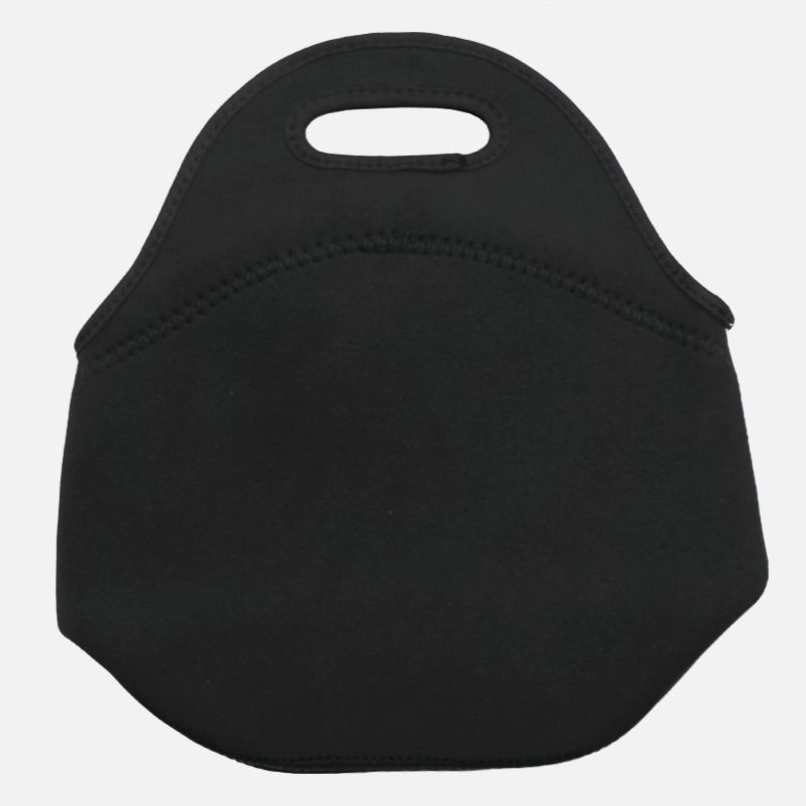 Lunch Tote Bag- Puakenikeni Curvilinear Lei (Blue)