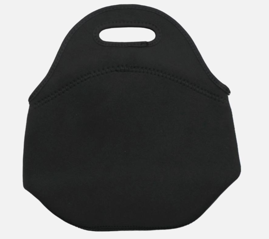 Lunch Tote Bag- Ilima Lei (Black)