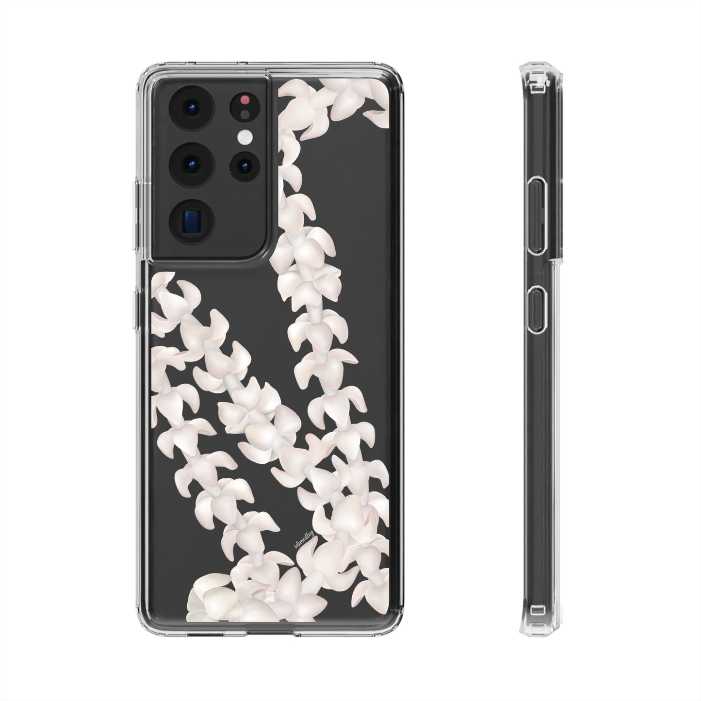 Puakenikeni Lei Blushing CLEAR Case