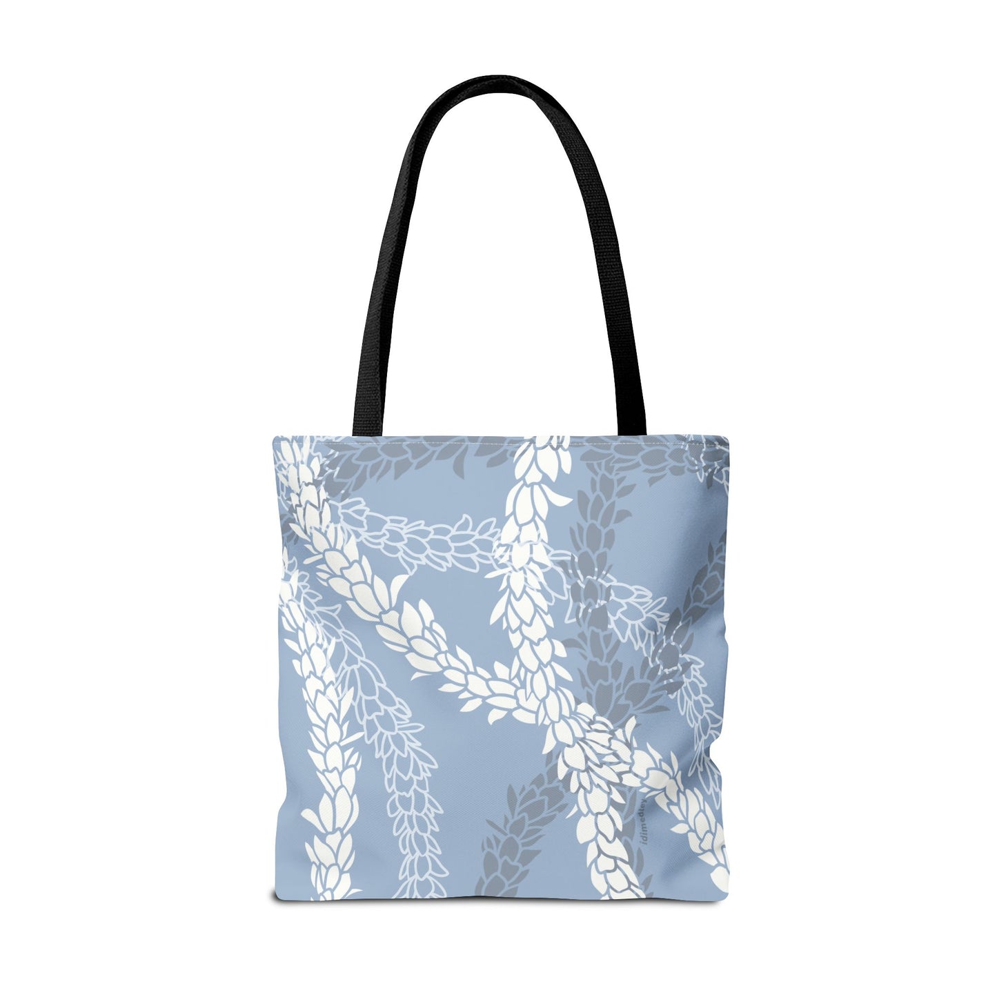 Tote bag- Pikake Wishes (Cyan Blue)