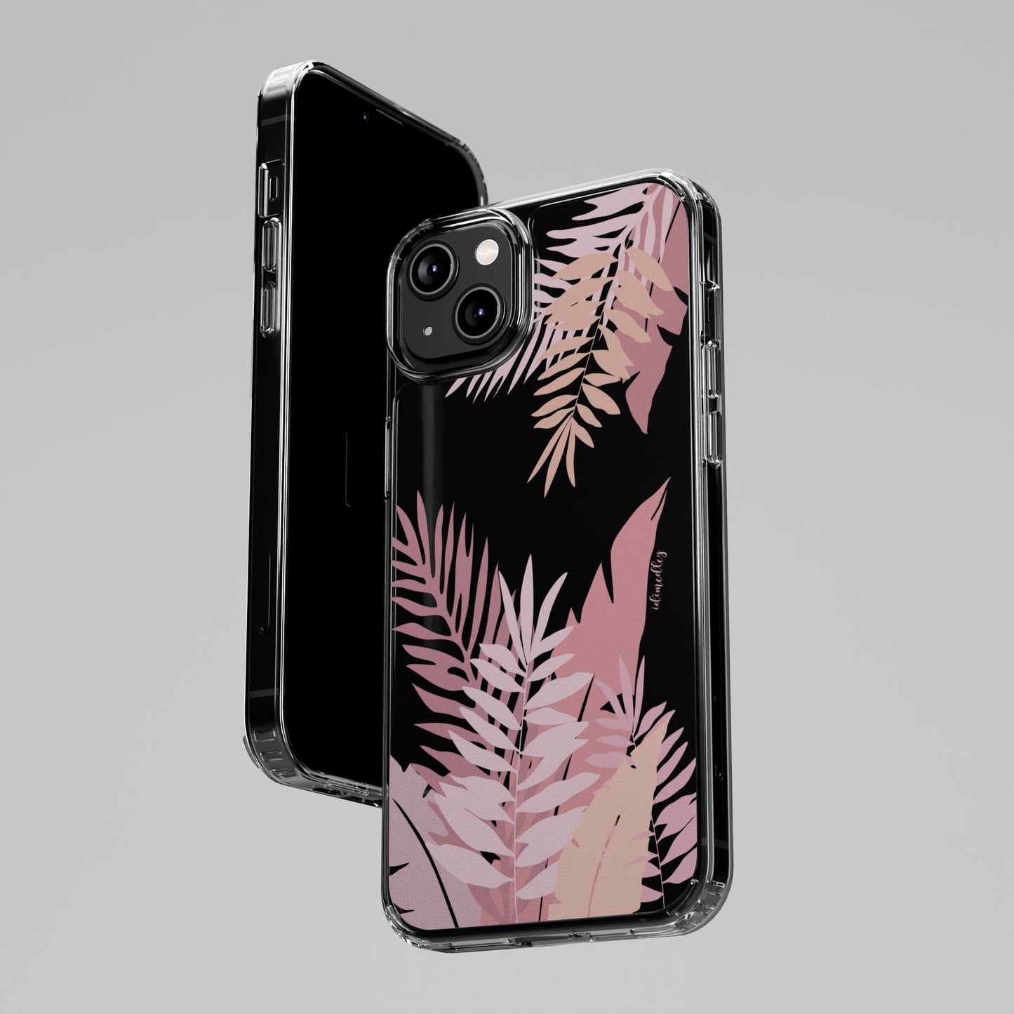 Whispering Leaves (Pink) CLEAR Case