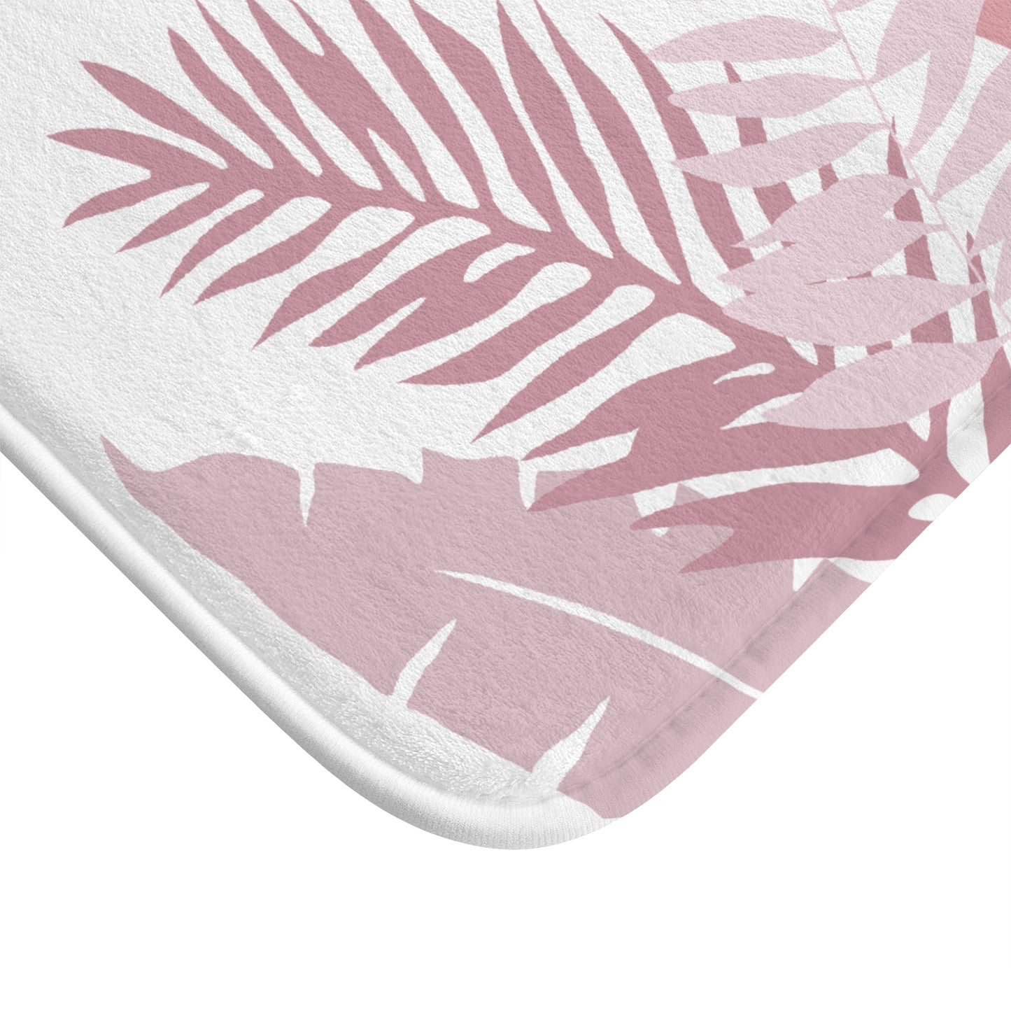 Bath Mat- Whispering Leaves in Pink