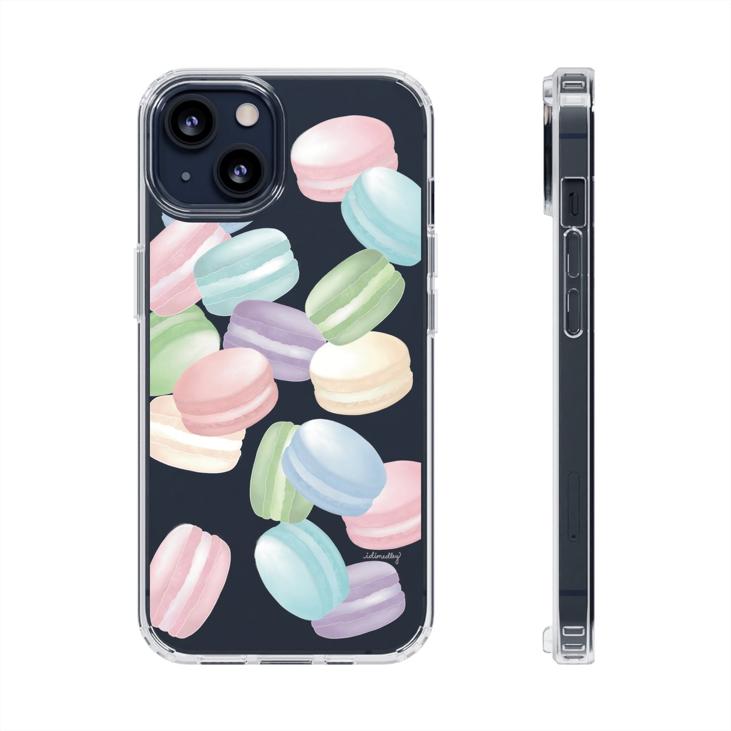 Macaron Rainbows CLEAR Case