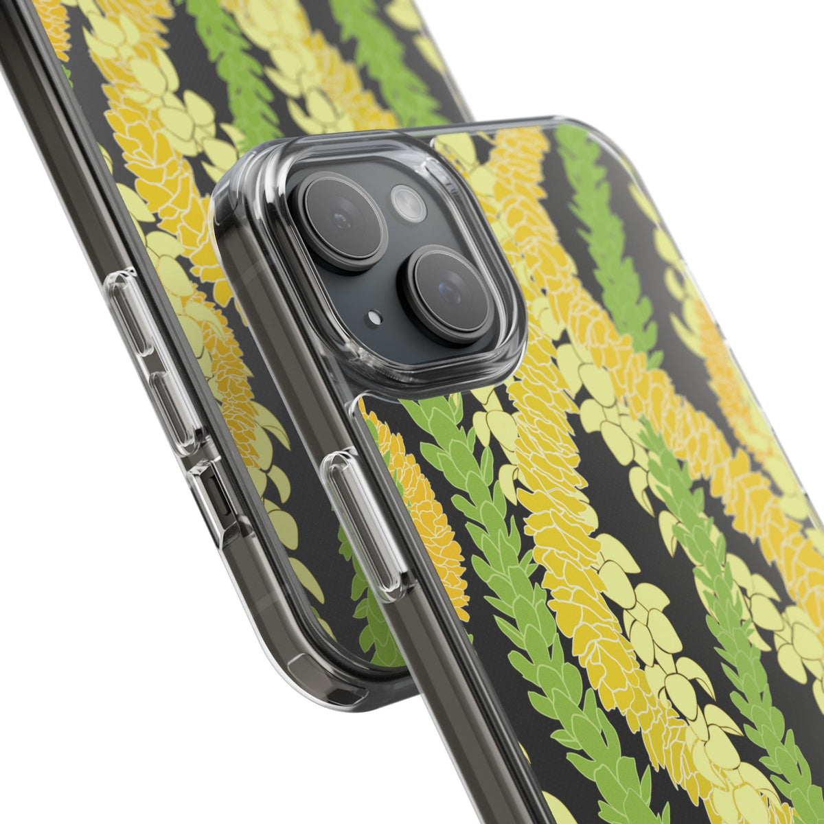 Triple Strand Ilima, Pakalana and Puakenikeni Lei CLEAR Case