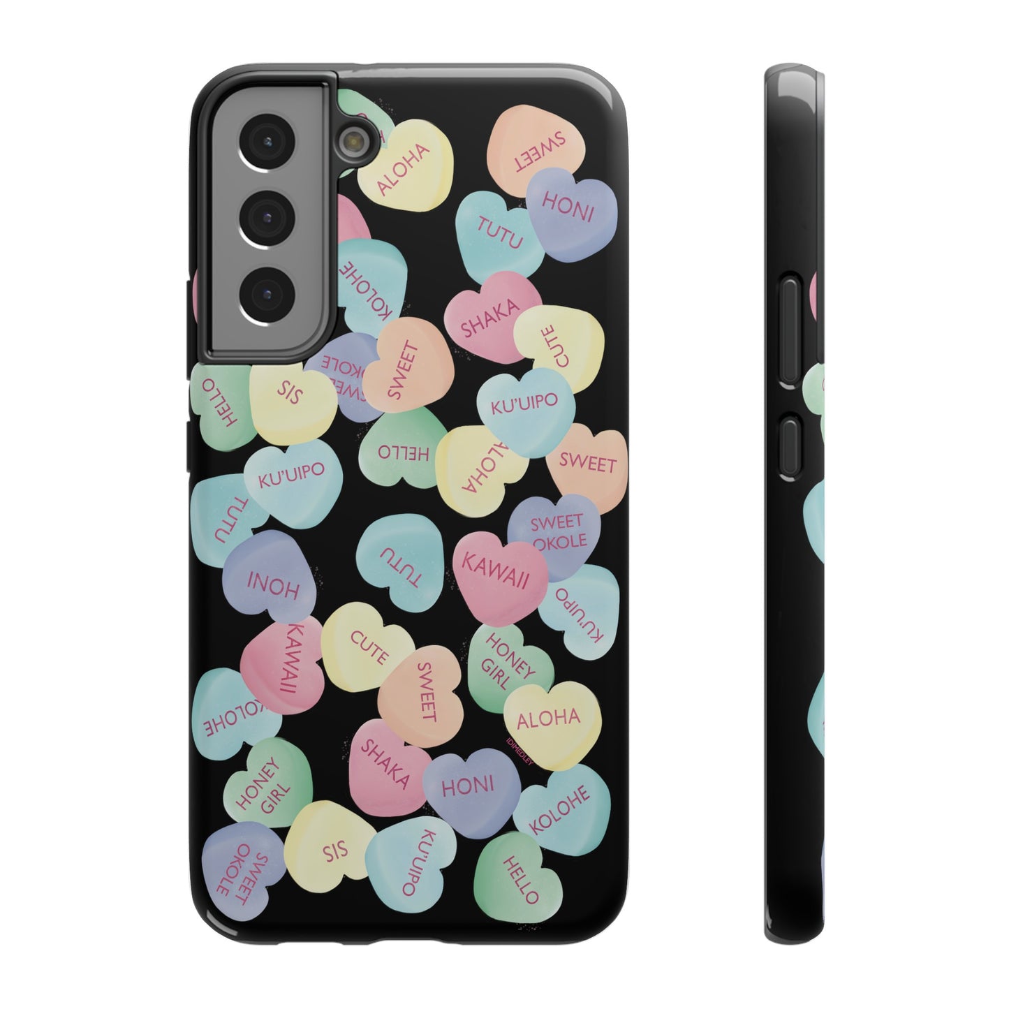 Candy Conversation Hearts Hawaii Style (Black)