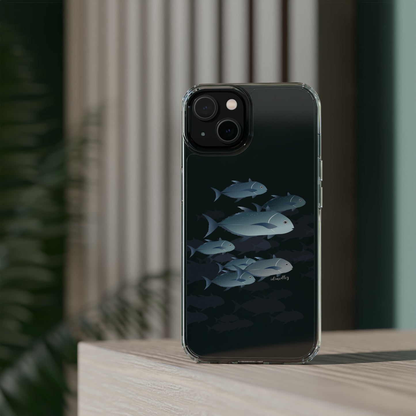 Ulua, Blue Trevally Fish CLEAR Case