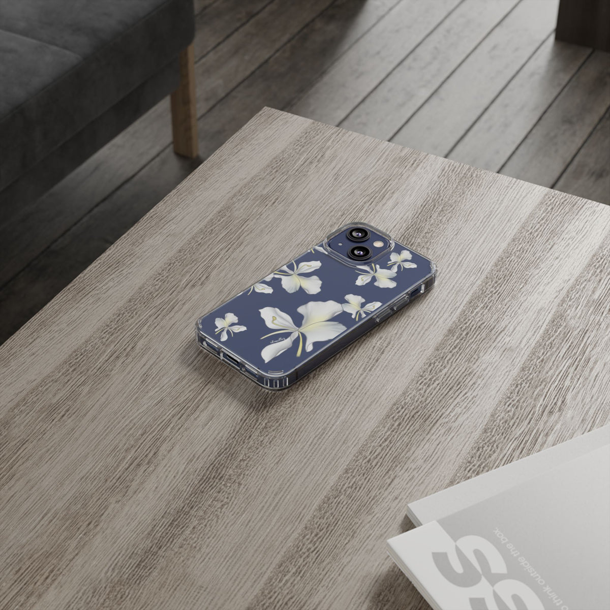 Awapuhi Butterfly Ginger Falling Flowers CLEAR Case