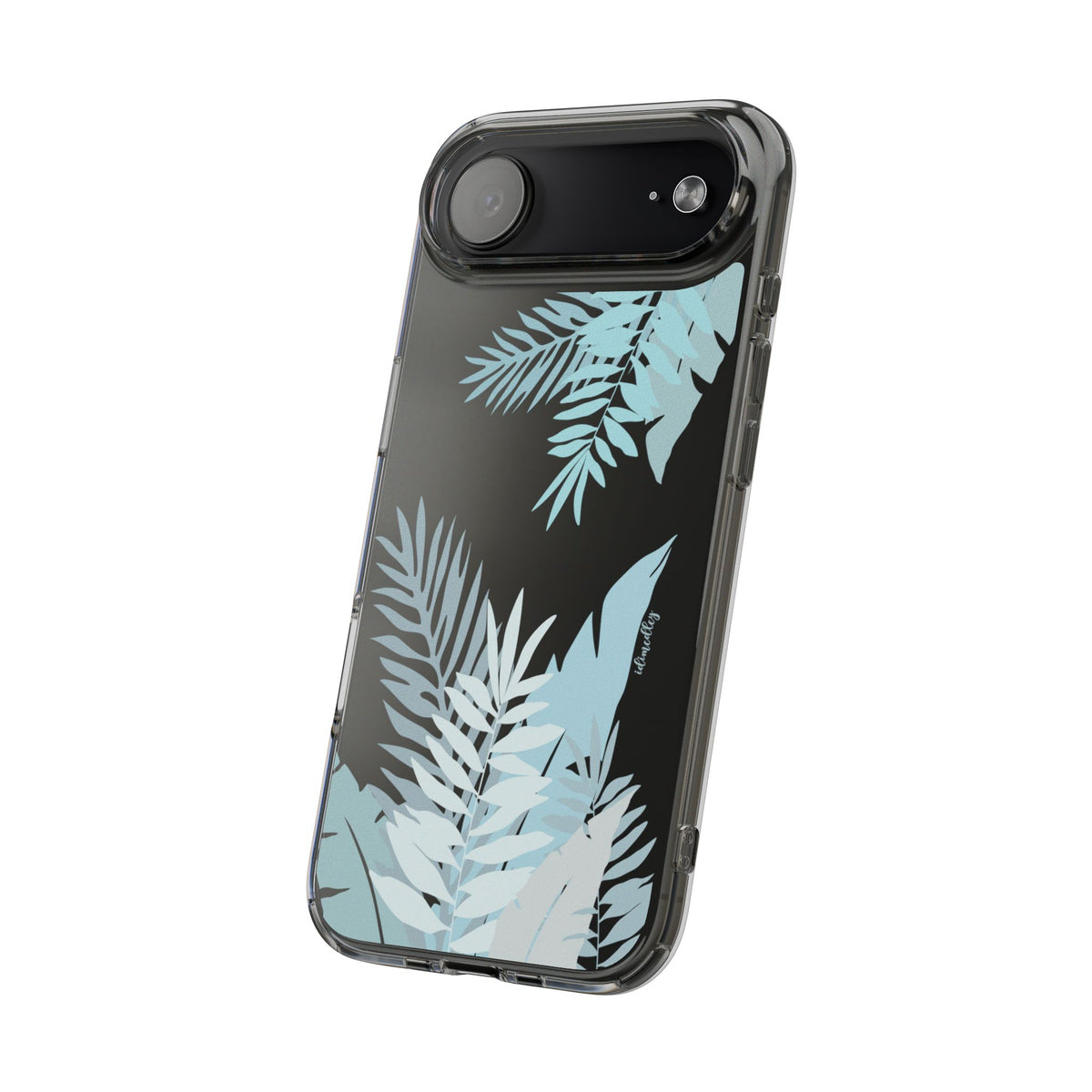 Whispering Leaves (Blue) CLEAR Case