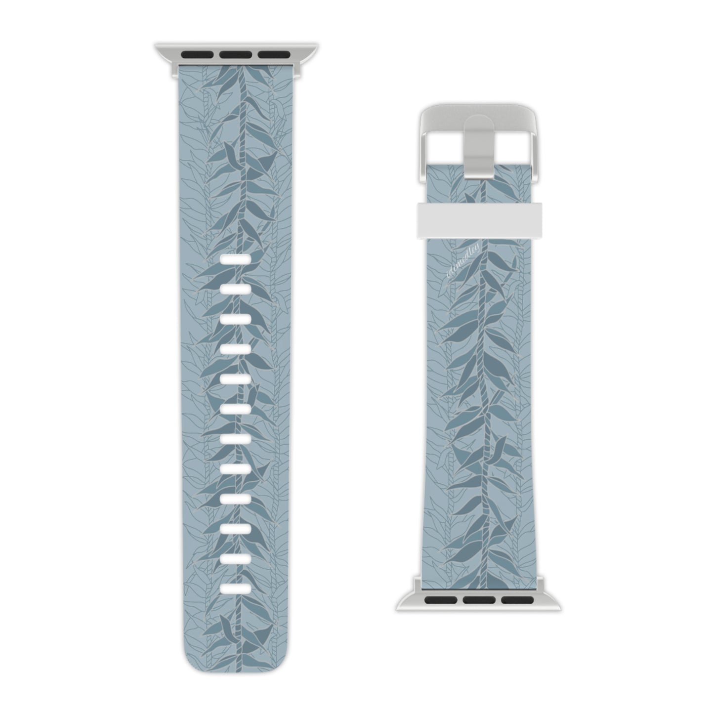 Watch Band for Apple Watch- Ti Leaf Lucky Leis (Steel Blue)