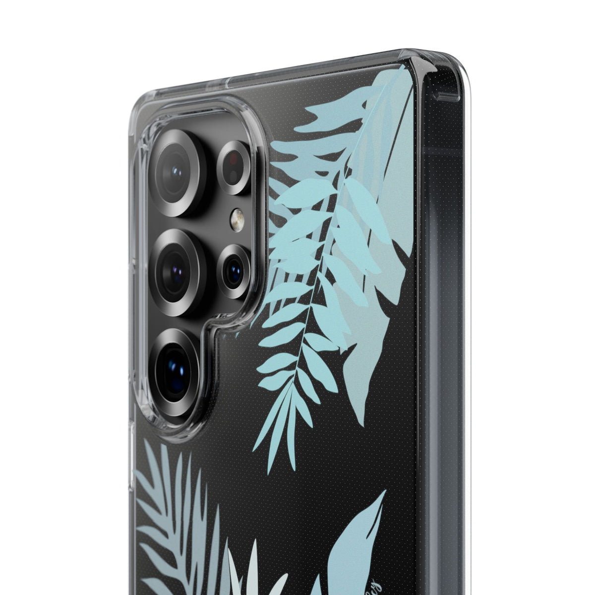Whispering Leaves (Blue) CLEAR Case