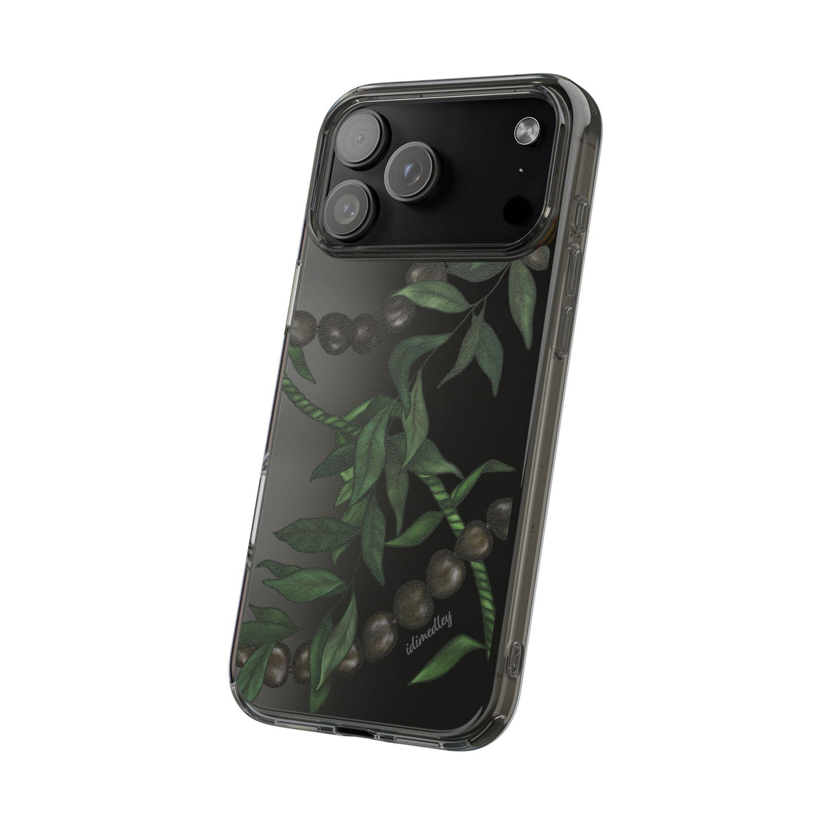 Kukui Nut, Maile and Ti Leaf Lei CLEAR Case
