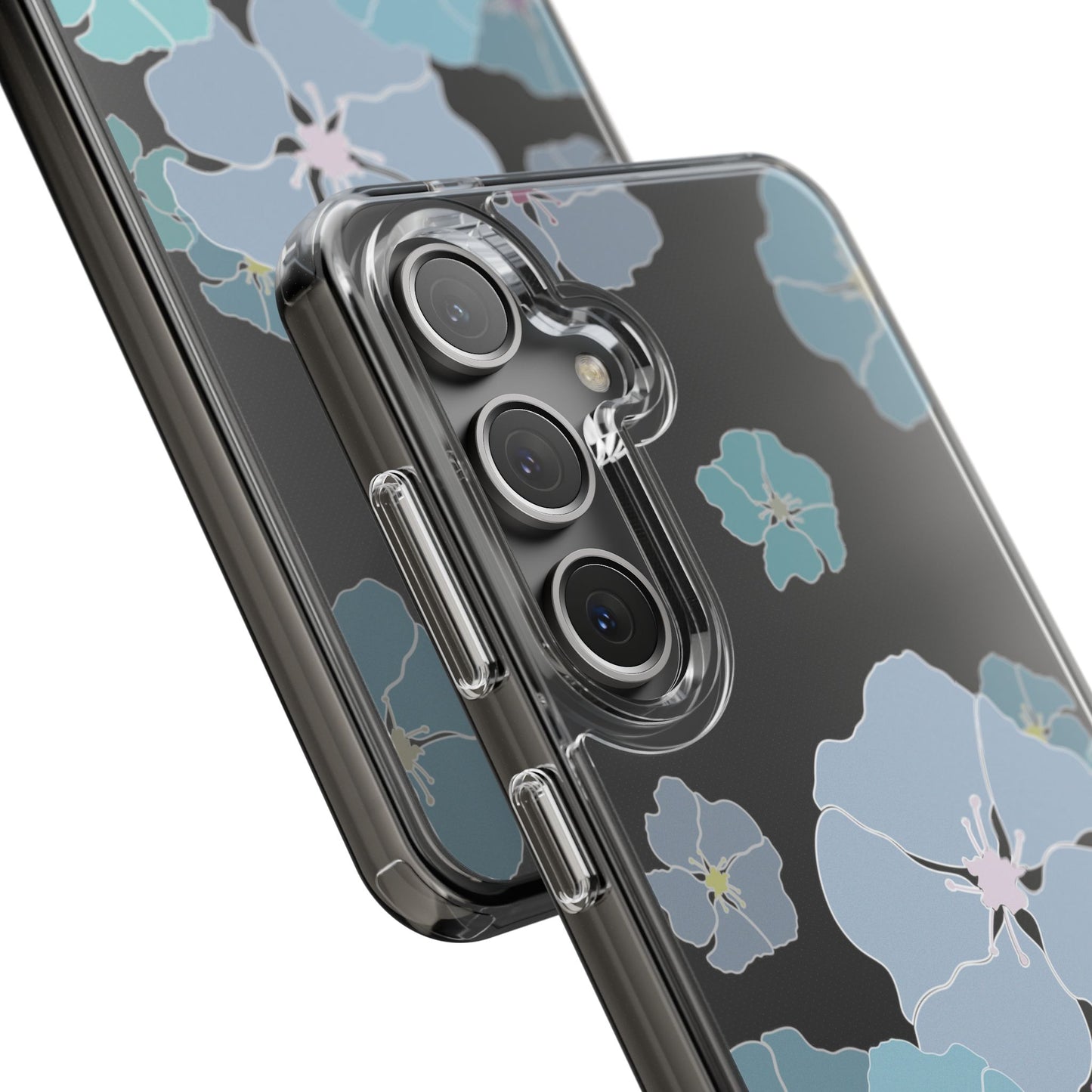 Ilima Flowers Blue CLEAR Case