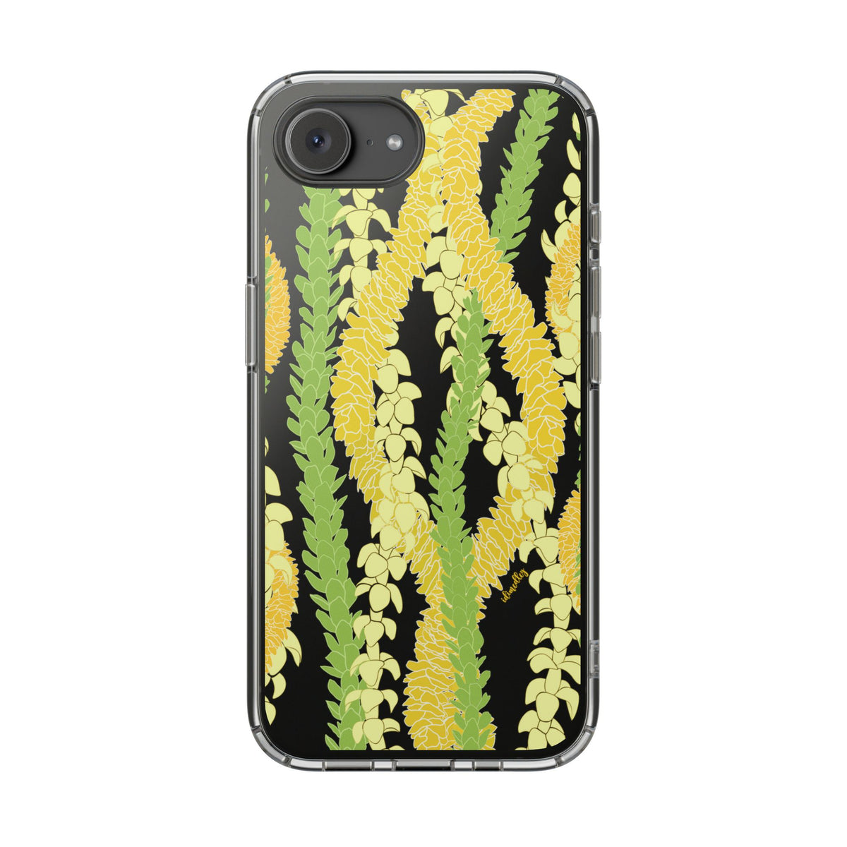 Triple Strand Ilima, Pakalana and Puakenikeni Lei CLEAR Case
