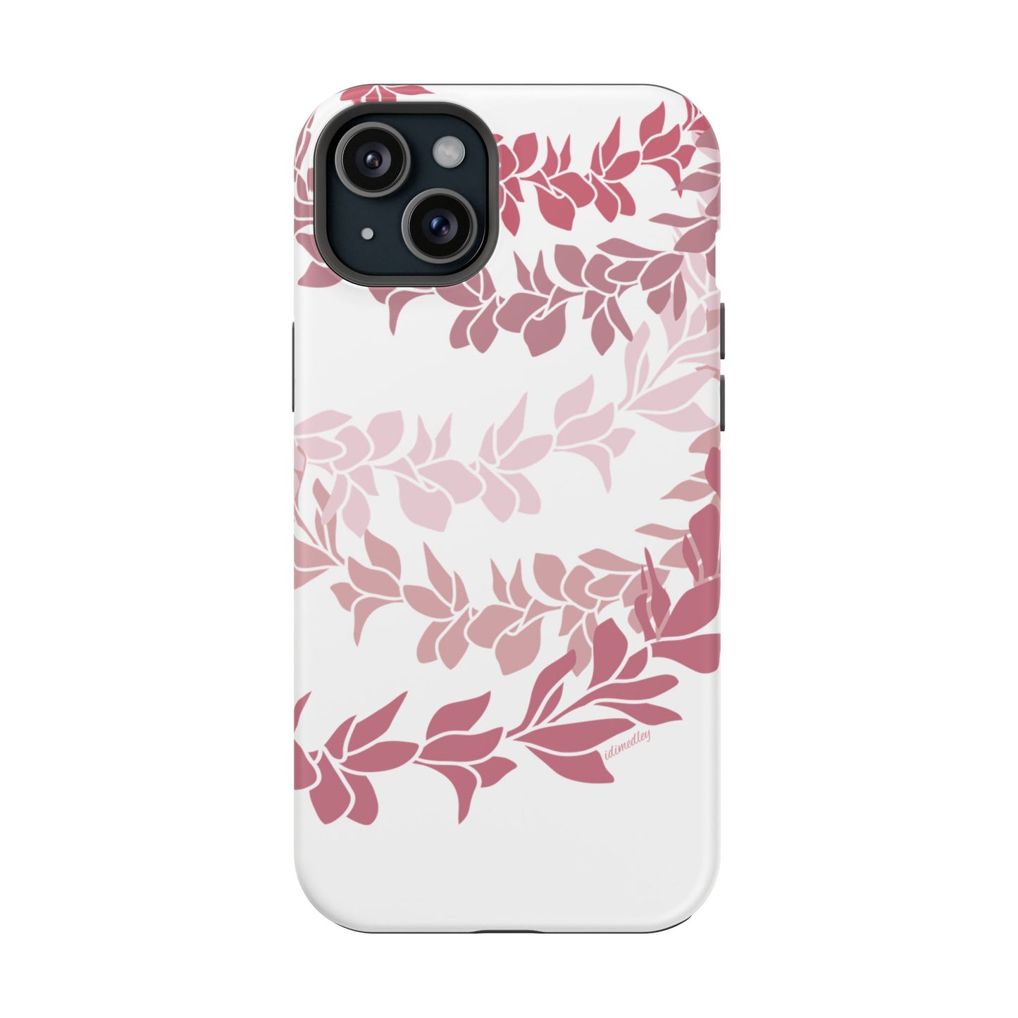 Plumeria Leis in Color Me Pinks (White)