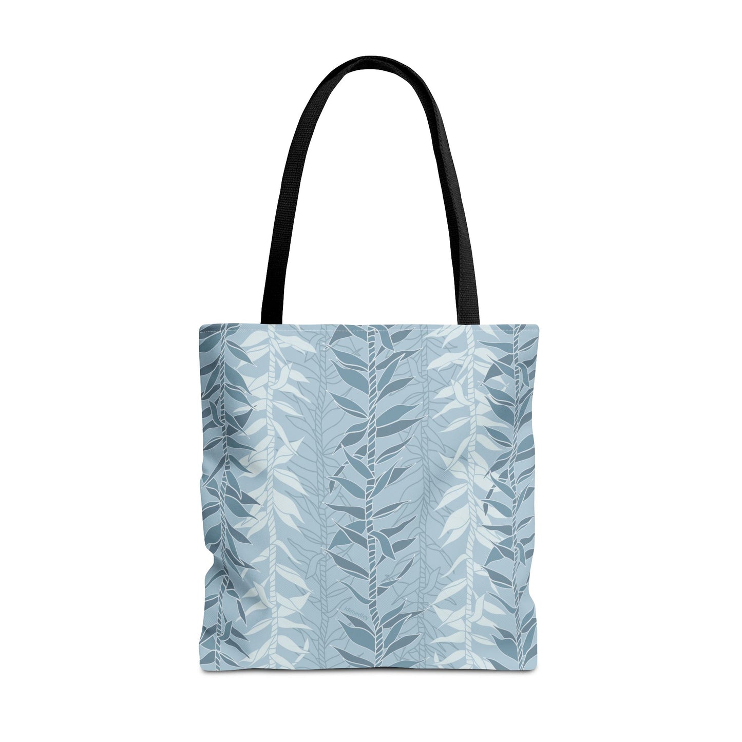 Tote bag- Ti Leaf Lucky Leis (Steel Blue)