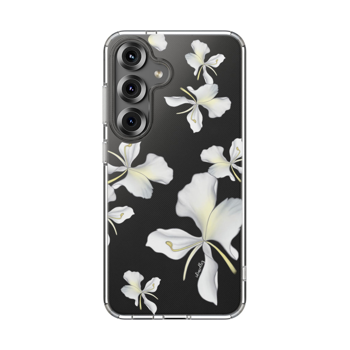 Awapuhi Butterfly Ginger Falling Flowers CLEAR Case