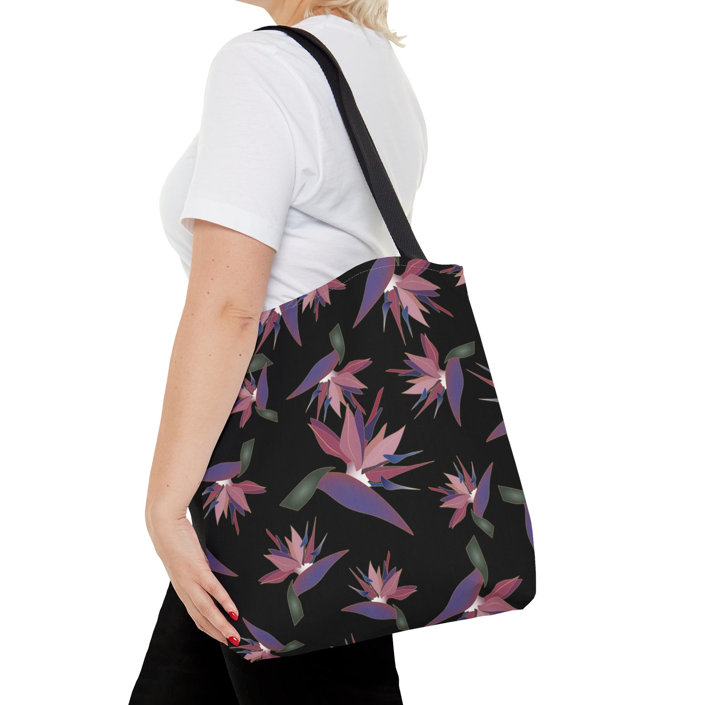 Tote bag- Bird of Paradise (Black)