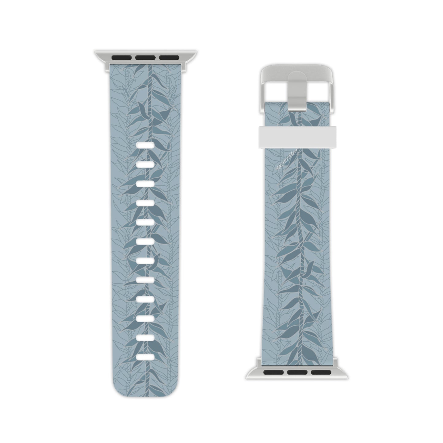 Watch Band for Apple Watch- Ti Leaf Lucky Leis (Steel Blue)