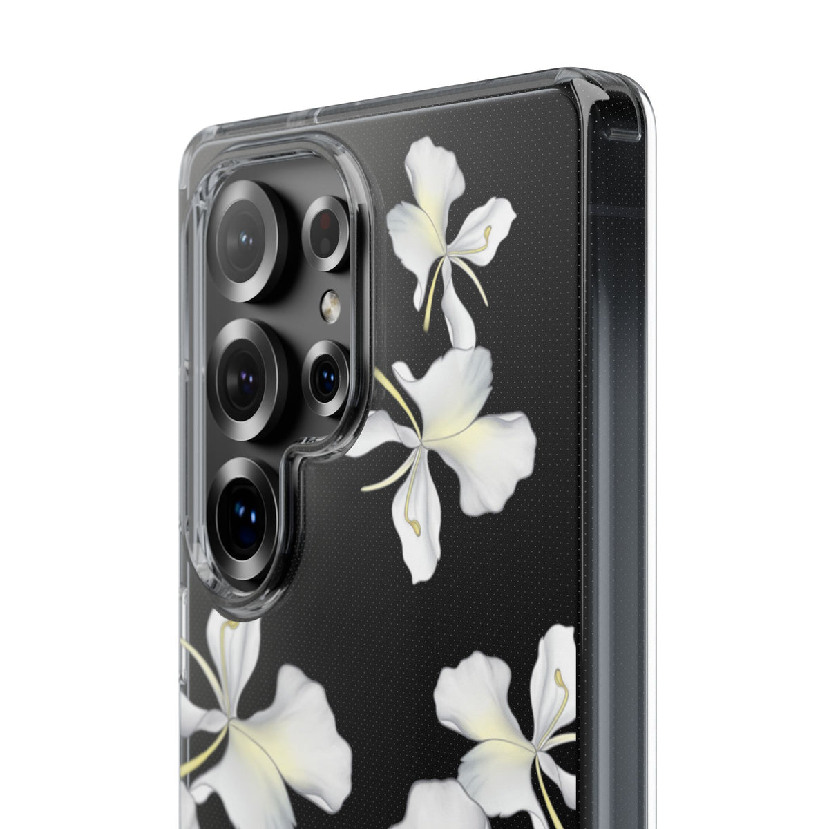 Awapuhi Butterfly Ginger Falling Flowers CLEAR Case