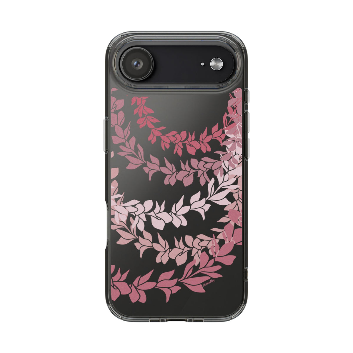 Plumeria Lei in Color Me Pinks CLEAR Case