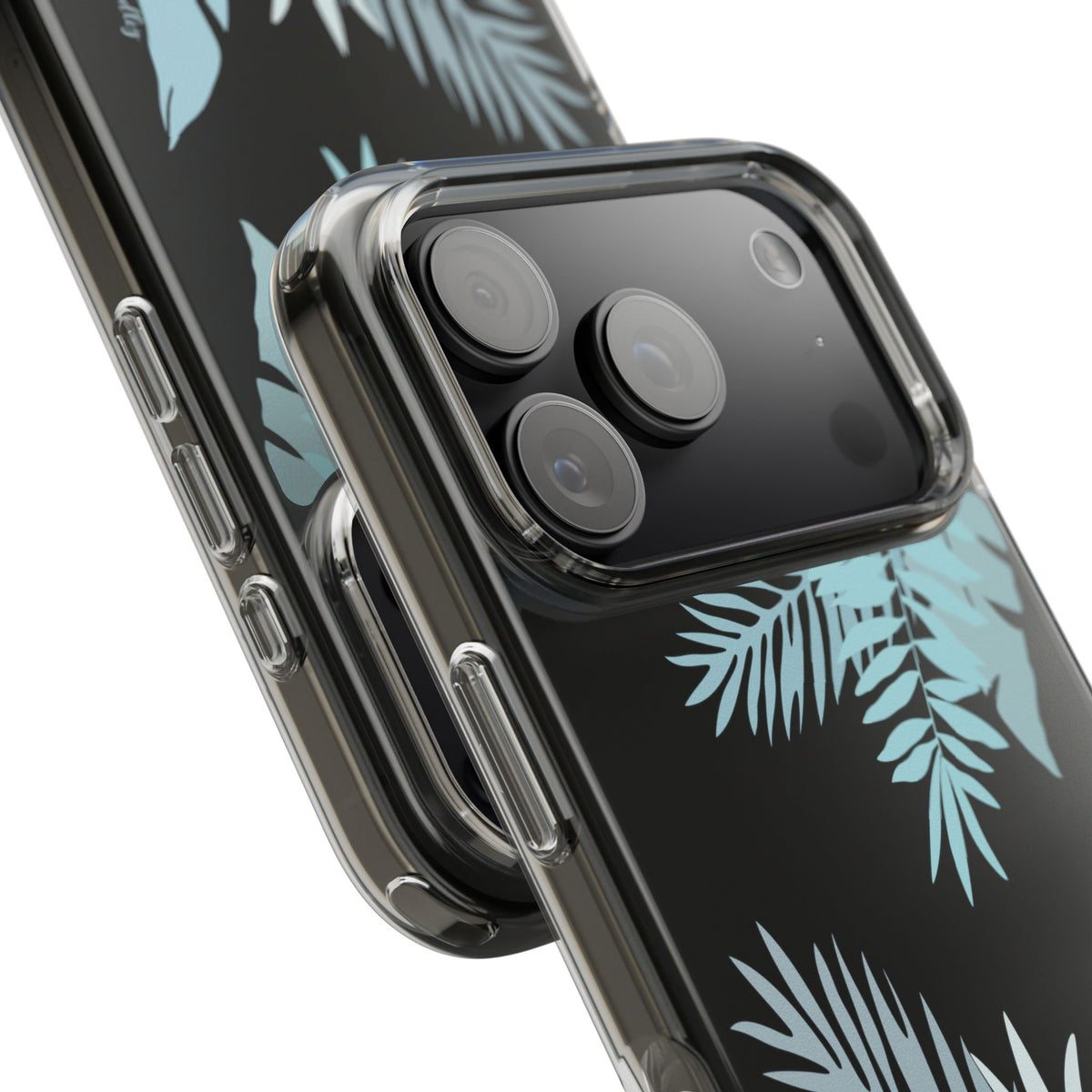 Whispering Leaves (Blue) CLEAR Case