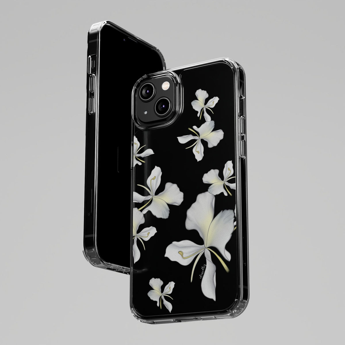 Awapuhi Butterfly Ginger Falling Flowers CLEAR Case