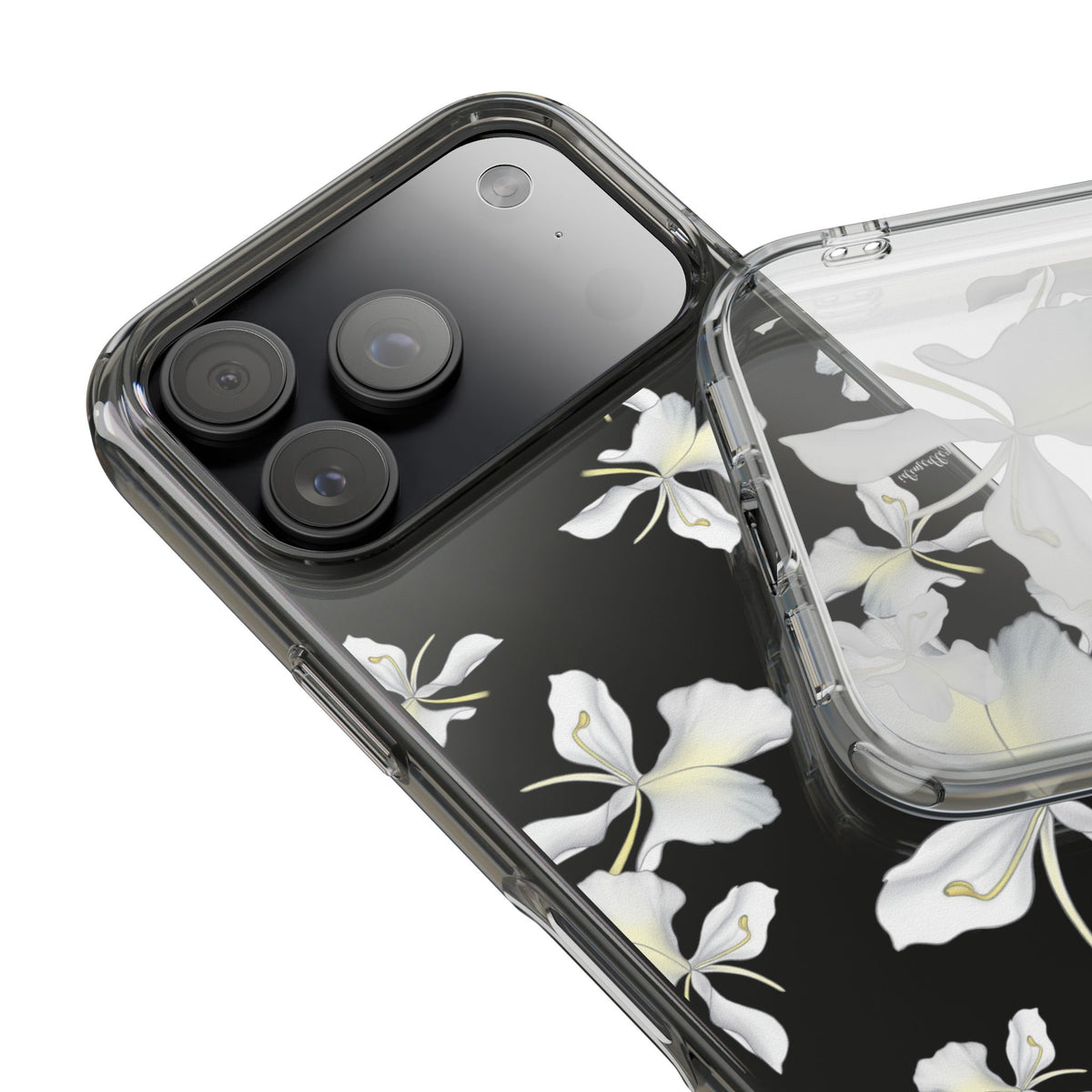 Awapuhi Butterfly Ginger Falling Flowers CLEAR Case