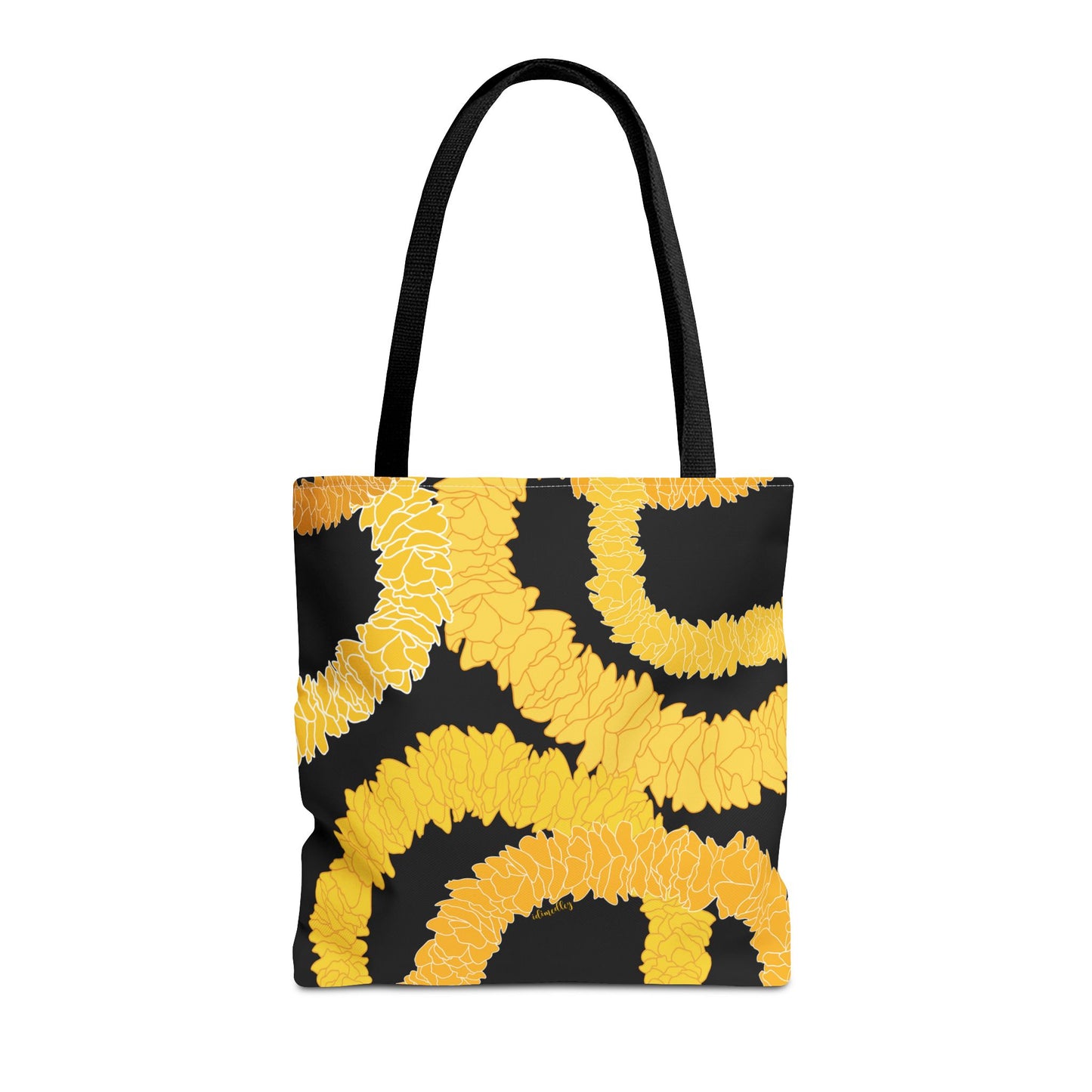 Tote Bag- Ilima Lei (Black)