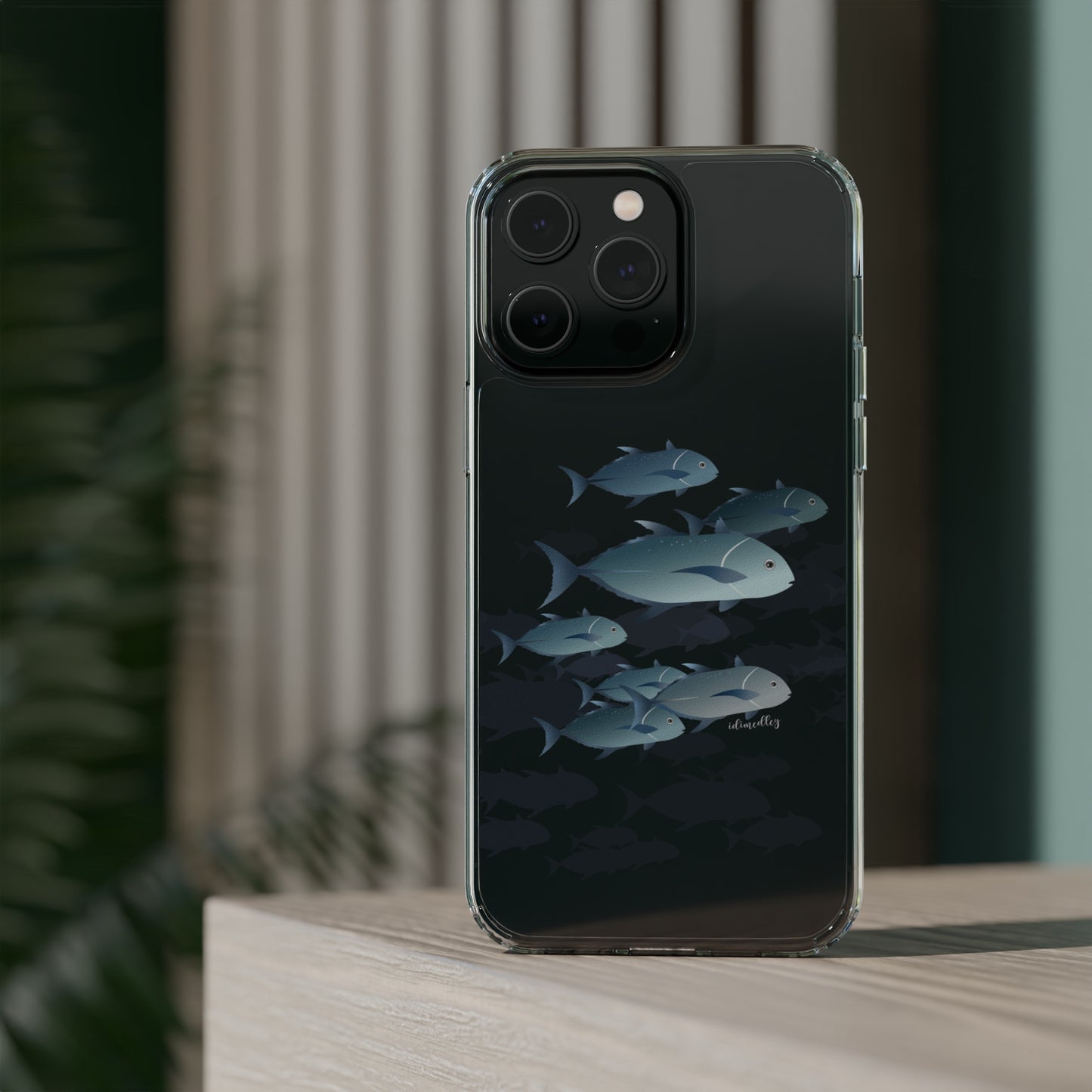 Ulua, Blue Trevally Fish CLEAR Case