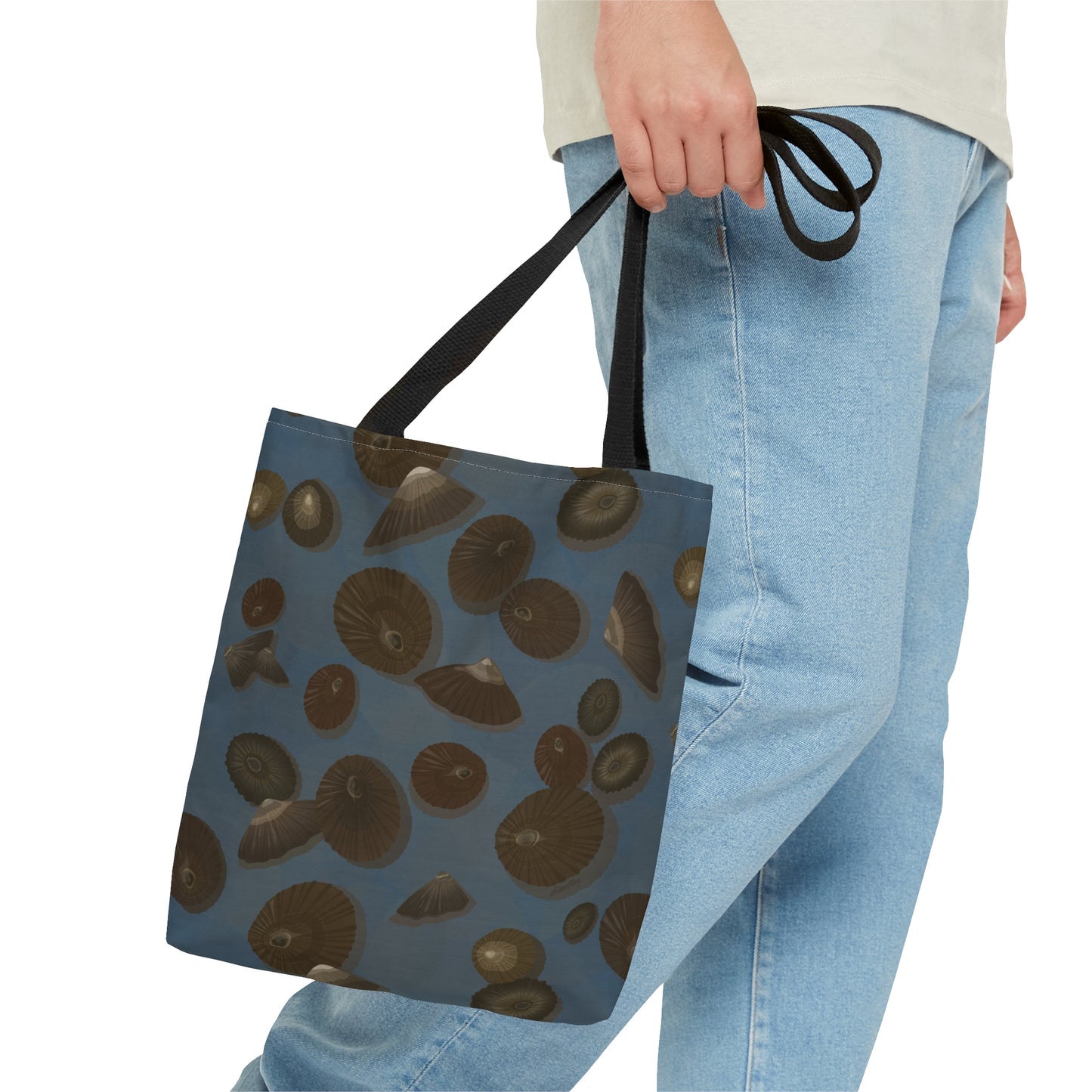 Tote bag- Lil Opihi Blue