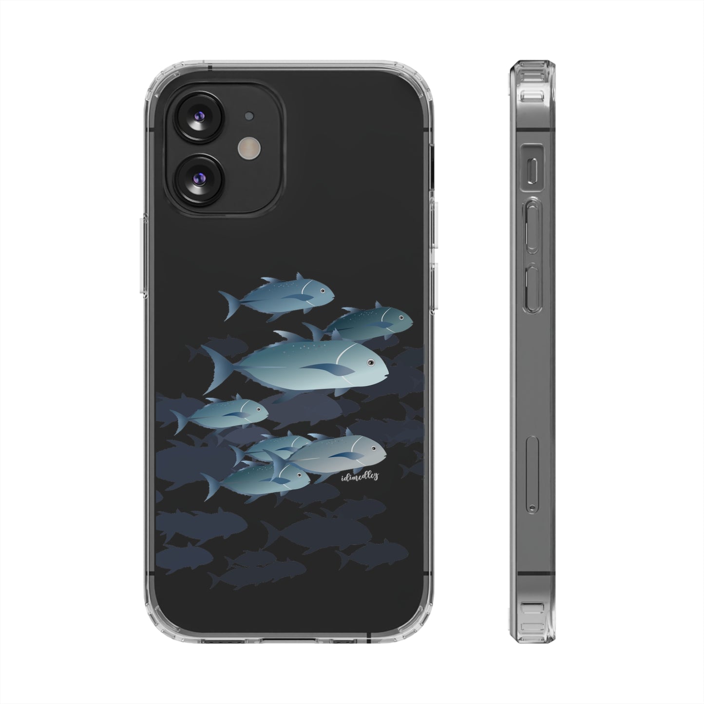 Ulua, Blue Trevally Fish CLEAR Case