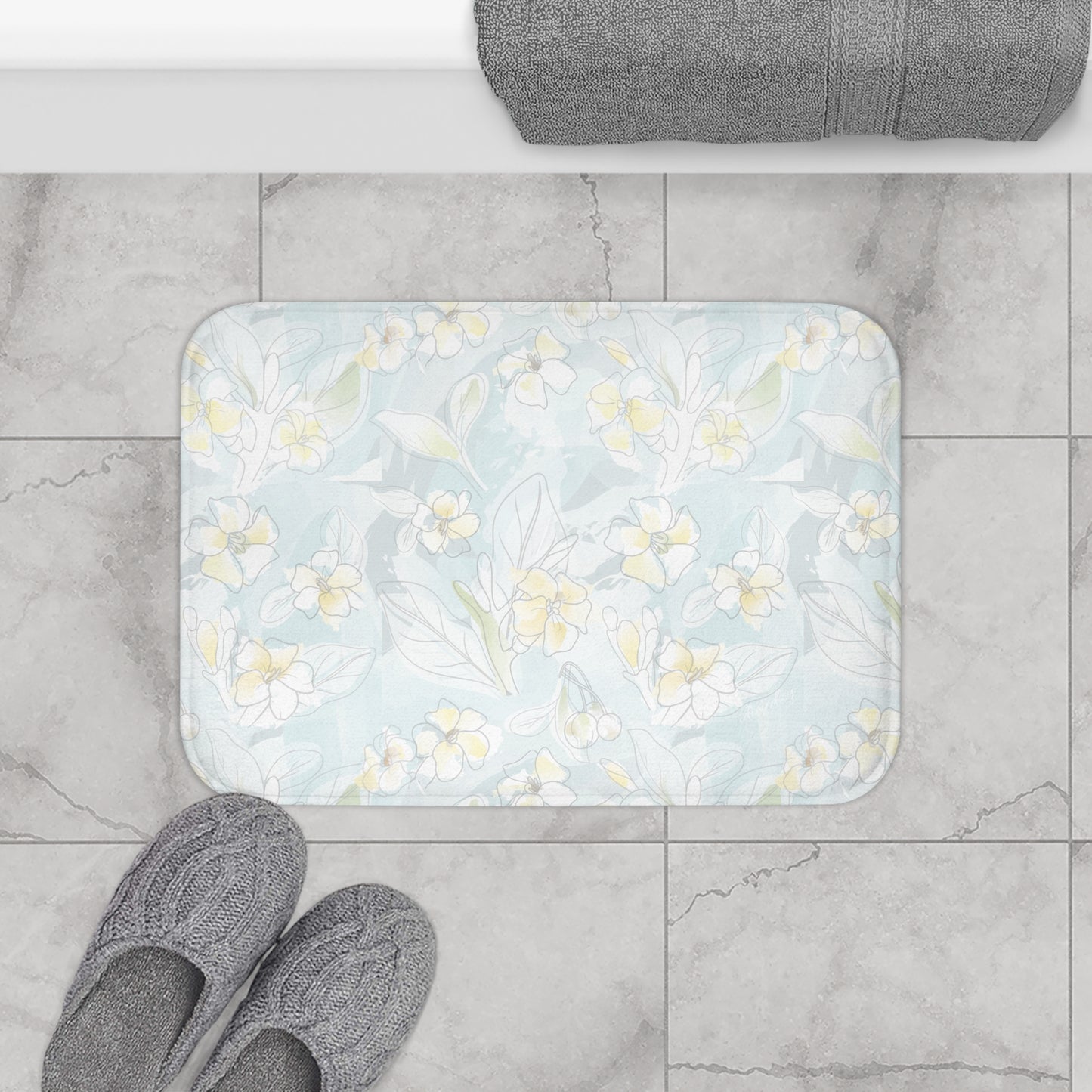 Bath Mat- Puakenikeni Water Wash