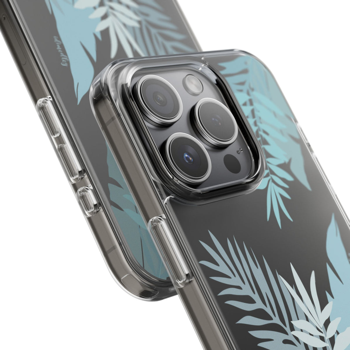 Whispering Leaves (Blue) CLEAR Case