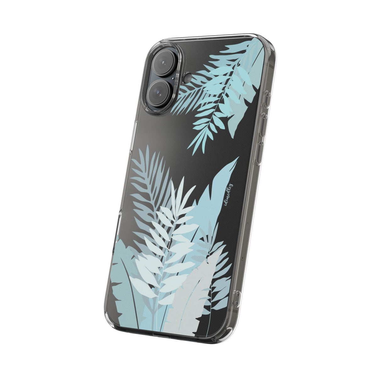 Whispering Leaves (Blue) CLEAR Case