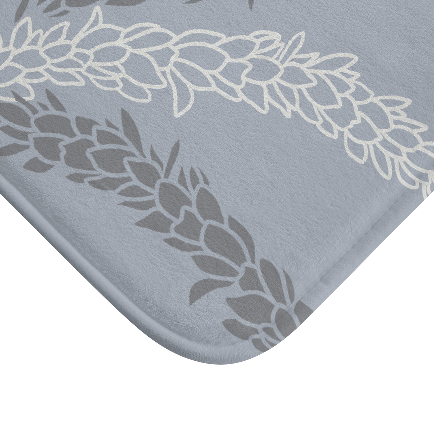 Bath Mat- Pikake Wishes (Gray)