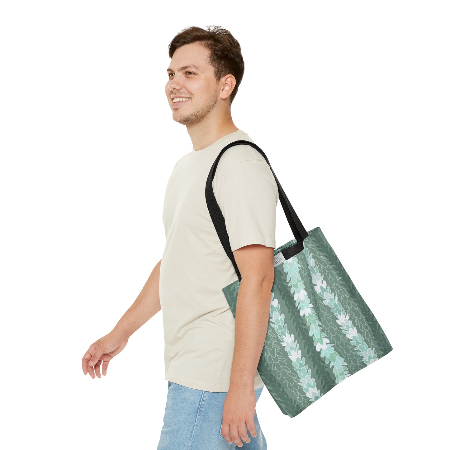 Tote Bag- Pakalana Stringing Green